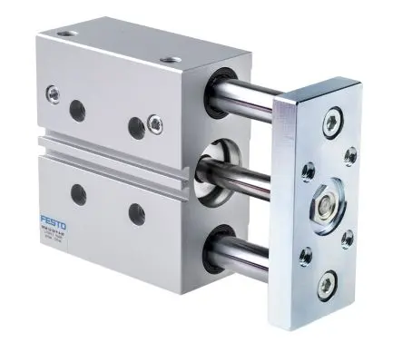 Produktfoto 1 von Festo DFM 170933 Pneumatik-Führungszylinder 50 mm Doppeltwirkend, Bohrung Ø 32 mm bis 10 bar