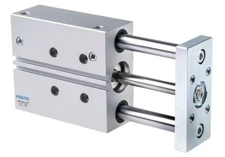 Produktfoto 1 von Festo DFM 170934 Pneumatik-Führungszylinder 80 mm Doppeltwirkend, Bohrung Ø 32 mm bis 10 bar