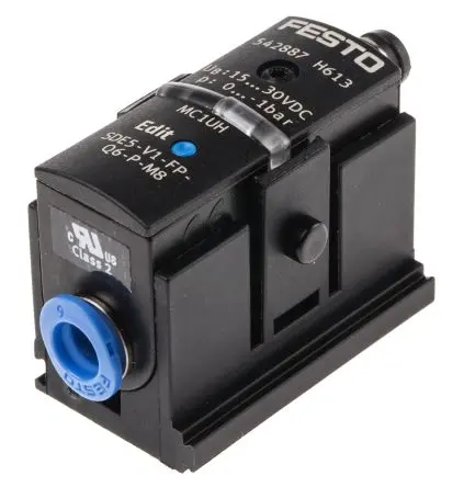 Produktfoto 1 von Festo Drucksensor, -1 bar bis 0 bar 15V dc, 30 V dc, IP40 50 °C