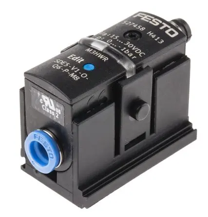 Produktfoto 1 von Festo Drucksensor 15 to 30V dc, -1bar bis 0bar, IP40
