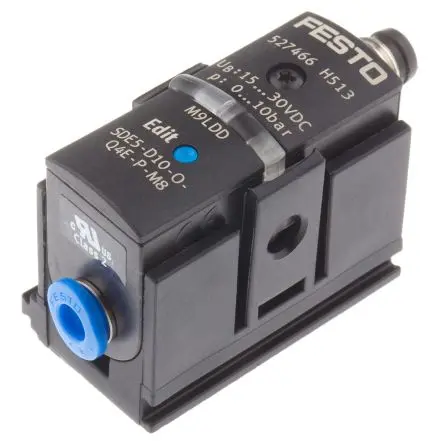 Produktfoto 1 von Festo Drucksensor, 0 bar bis 10 bar 5V dc, IP40 50 °C