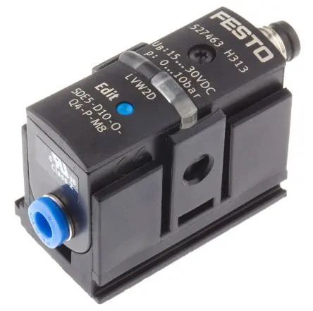 Produktfoto 1 von Festo Drucksensor, 0 bar bis 10 bar 30V dc, IP40 50 °C