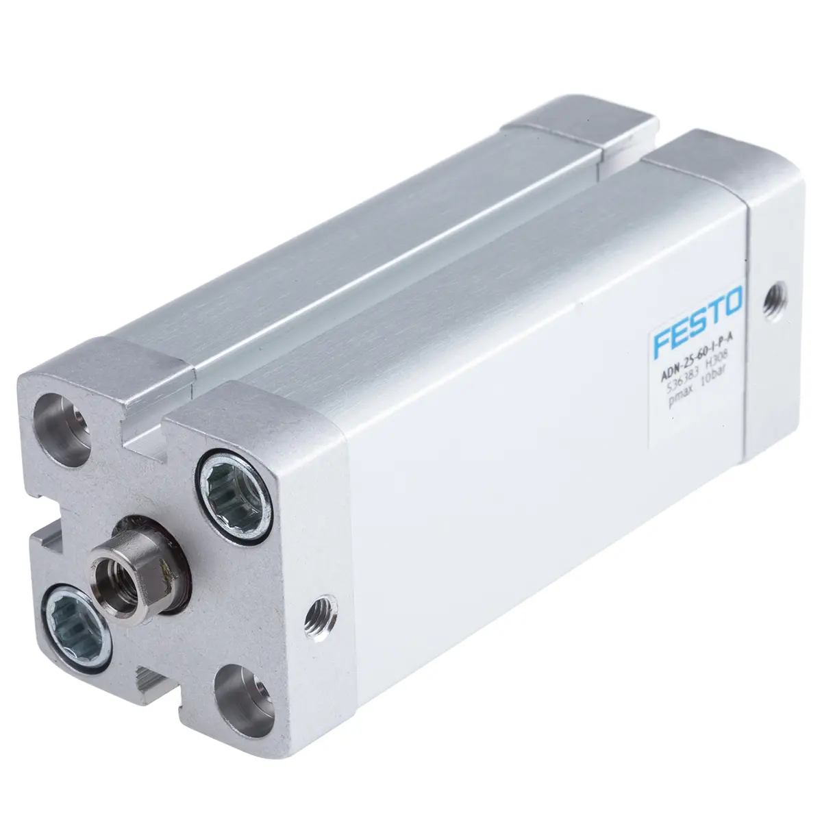 Produktfoto 1 von Festo ADN 536383 Pneumatikzylinder 60 mm Doppeltwirkend, Bohrung Ø 25 mm, bis 10 bar