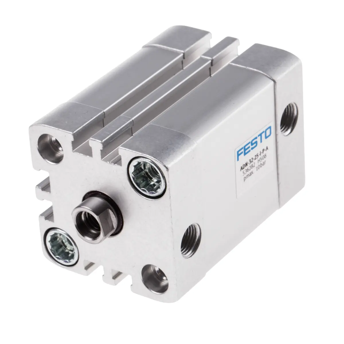 Produktfoto 1 von Festo ADN 536282 Pneumatikzylinder 25 mm Doppeltwirkend, Bohrung Ø 32 mm, bis 10 bar