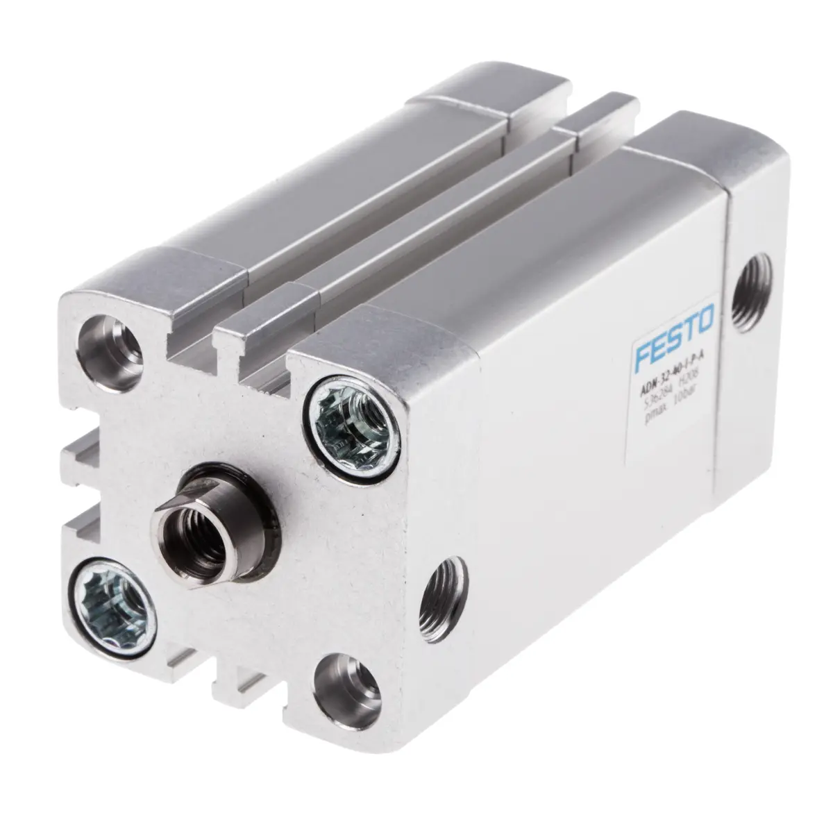Produktfoto 1 von Festo ADN 536284 Pneumatikzylinder 40 mm Doppeltwirkend, Bohrung Ø 32 mm, bis 10 bar