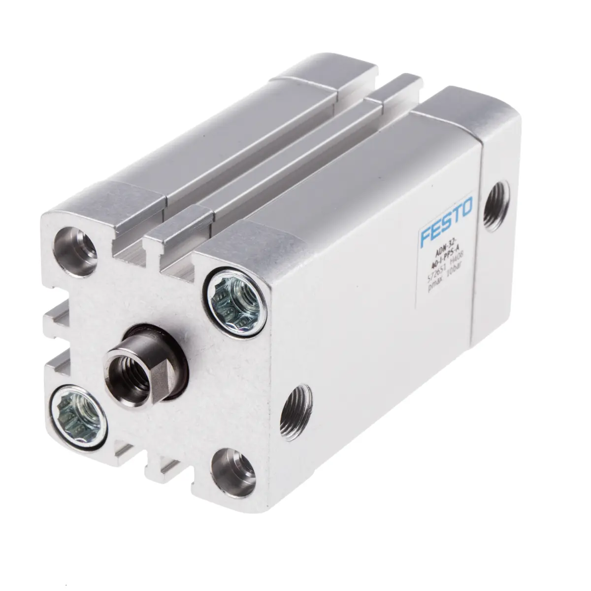 Produktfoto 1 von Festo ADN 572651 Pneumatikzylinder 40 mm Doppeltwirkend, Bohrung Ø 32 mm, bis 10 bar