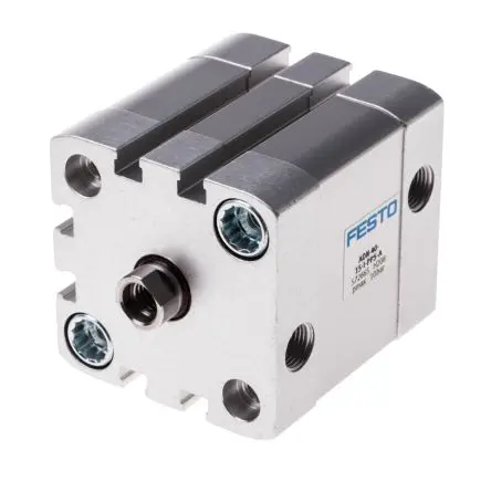 Produktfoto 1 von Festo ADN 572665 Pneumatikzylinder 15 mm Doppeltwirkend, Bohrung Ø 40 mm, bis 10 bar