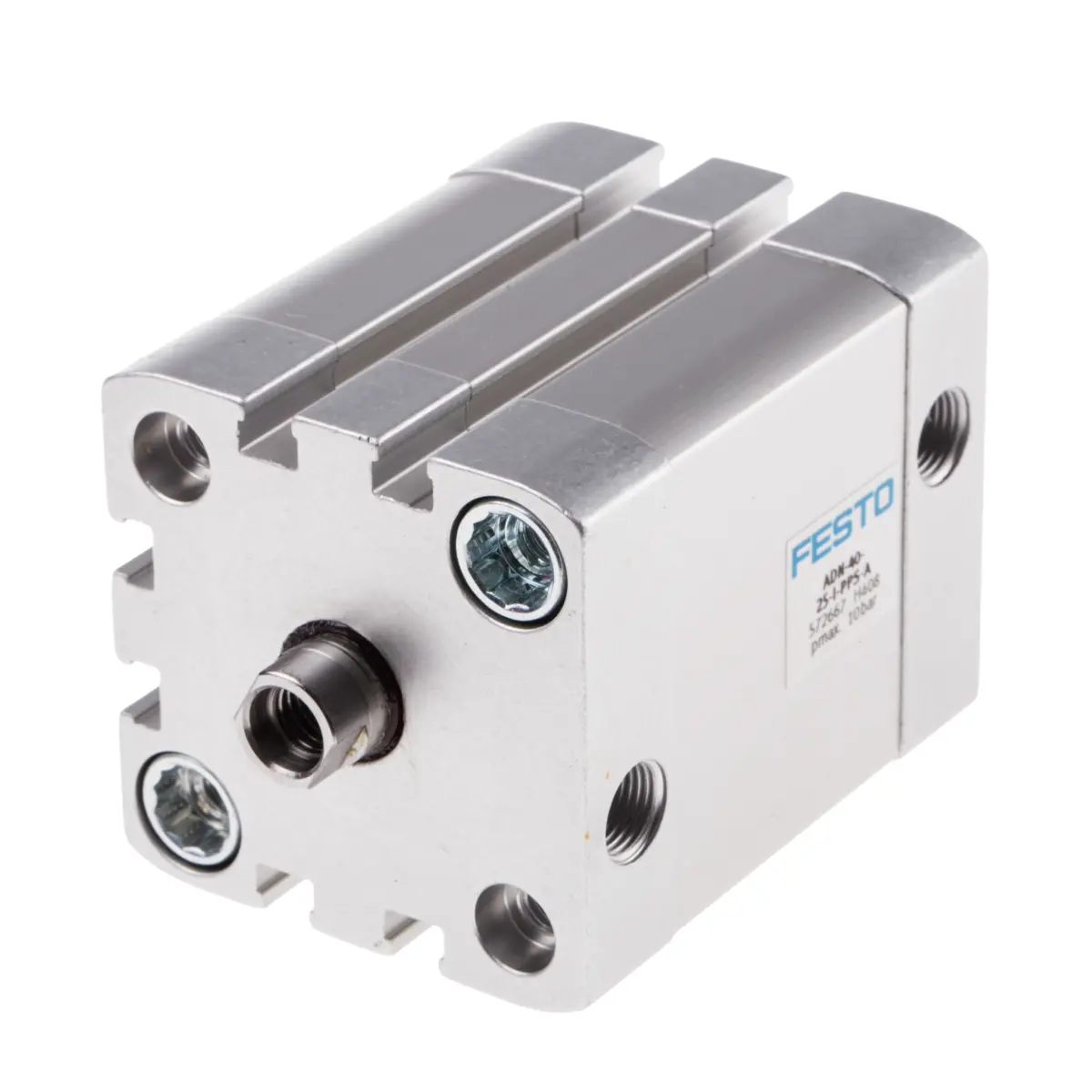 Produktfoto 1 von Festo ADN 572667 Pneumatikzylinder 25 mm Doppeltwirkend, Bohrung Ø 40 mm, bis 10 bar