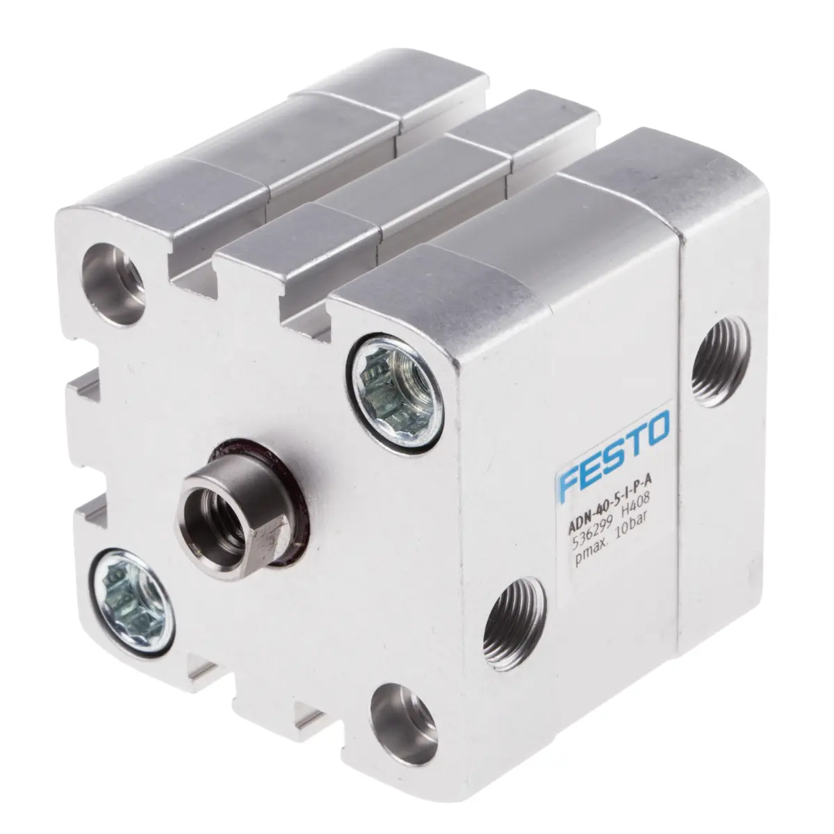 Produktfoto 1 von Festo ADN 536299 Pneumatikzylinder 5 mm Doppeltwirkend, Bohrung Ø 40 mm, bis 10 bar