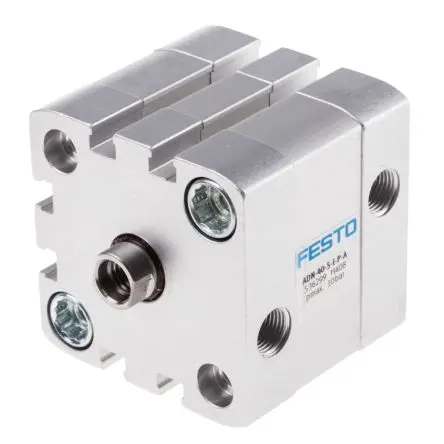 Festo ADN 536299 Pneumatikzylinder 5 mm Doppeltwirkend, Bohrung Ø 40 mm, bis 10 bar