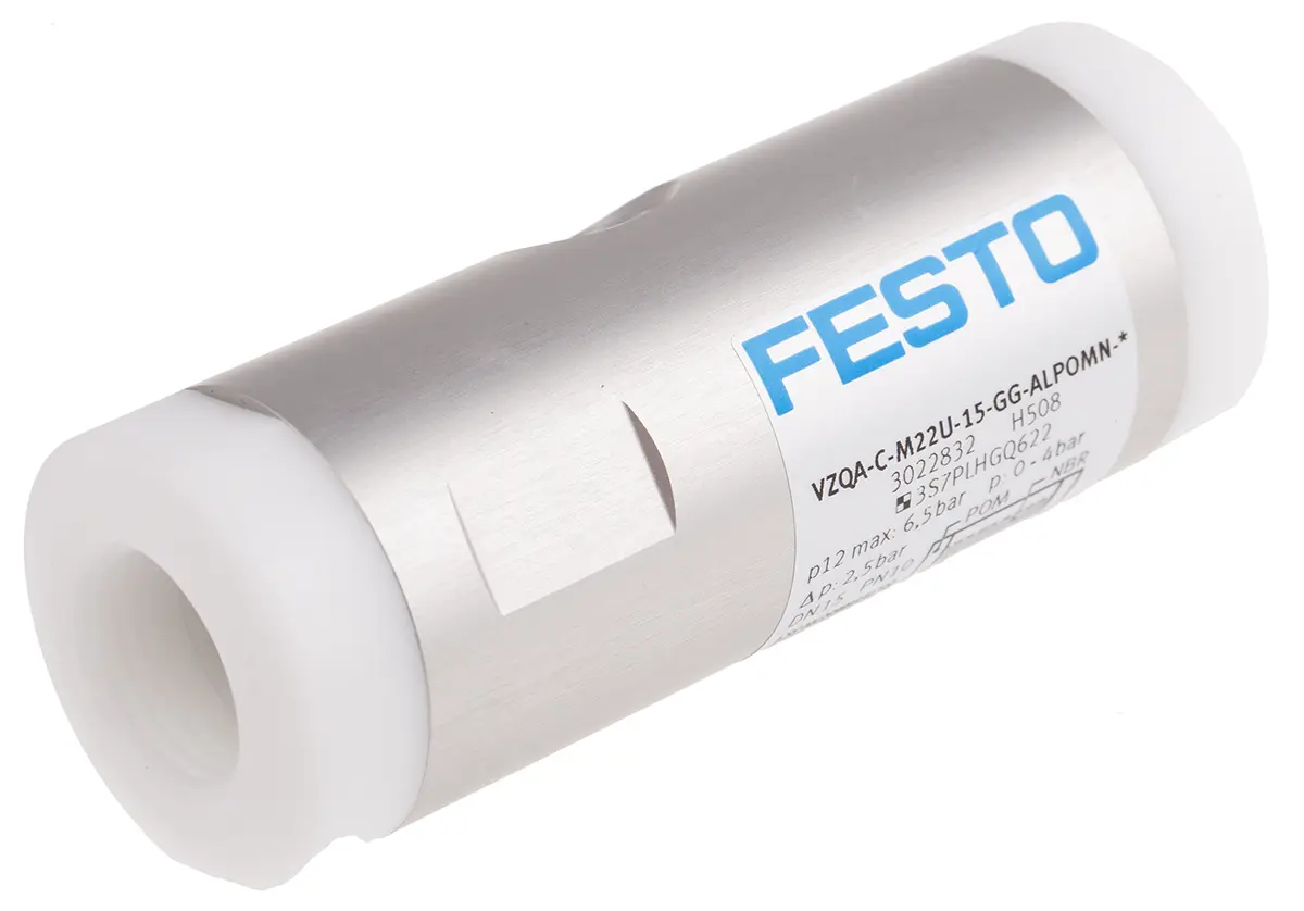Produktfoto 1 von Festo VZQA 3022832 Quetschventil Buchse Buchse, Nein
