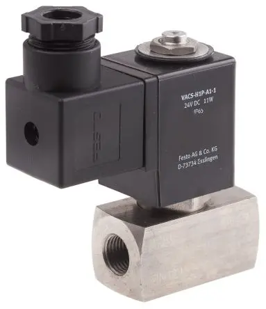 Produktfoto 1 von Festo 2/2 VZWD Pneumatisches Magnetventil G, Magnet/Feder-betätigt 24V dc