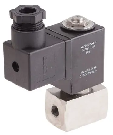 Produktfoto 1 von Festo 2/2 VZWD Pneumatisches Magnetventil G, Magnet/Feder-betätigt 24V