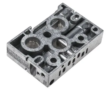 Produktfoto 1 von Festo Serie NAW 161110 Aluminium Unterplatte Magnetventile, VSPA-Pneumatikventile 2-Stationen Anschluss G
