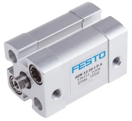 Produktfoto 1 von Festo ADN 536212 Pneumatikzylinder 10 mm Doppeltwirkend, Bohrung Ø 12 mm, bis 10 bar