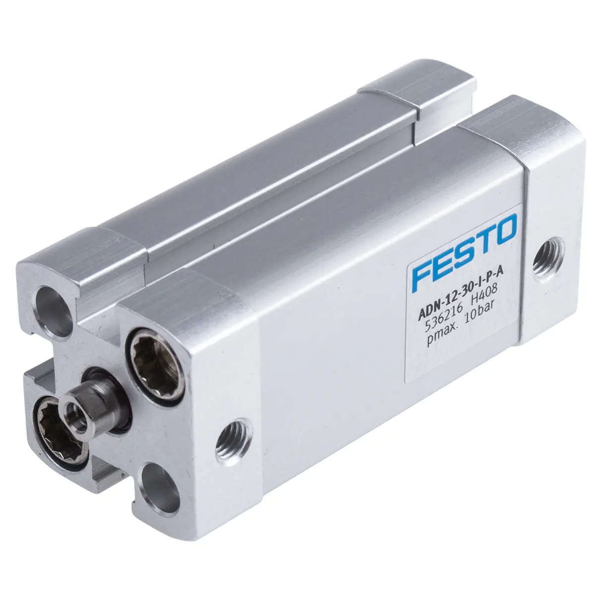 Produktfoto 1 von Festo ADN 536216 Pneumatikzylinder 30 mm Doppeltwirkend, Bohrung Ø 12 mm, bis 10 bar
