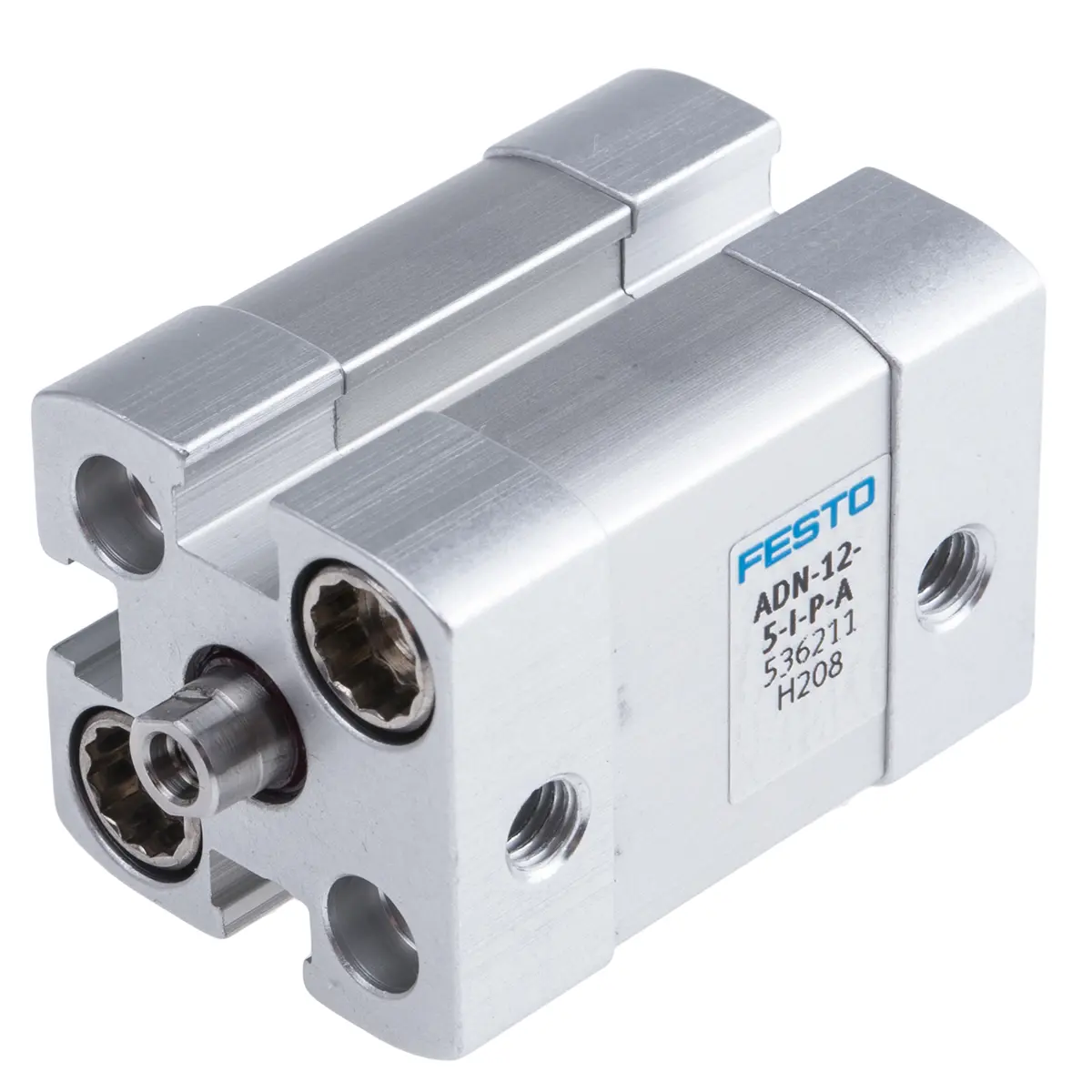 Produktfoto 1 von Festo ADN 536211 Pneumatikzylinder 5 mm Doppeltwirkend, Bohrung Ø 12 mm, bis 10 bar