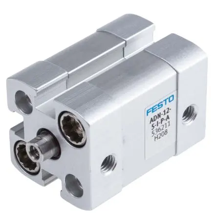 Produktfoto 1 von Festo ADN 536211 Pneumatikzylinder 5 mm Doppeltwirkend, Bohrung Ø 12 mm, bis 10 bar
