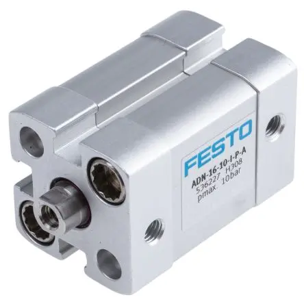 Produktfoto 1 von Festo ADN 536227 Pneumatikzylinder 10 mm Doppeltwirkend, Bohrung Ø 16 mm, bis 10 bar