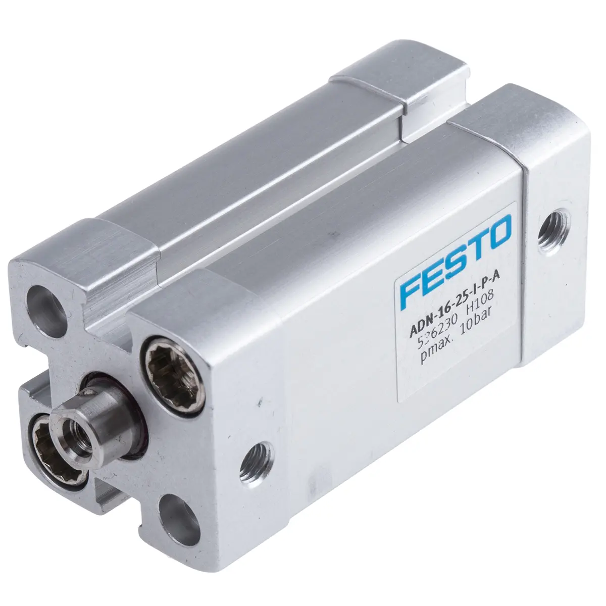 Produktfoto 1 von Festo ADN 536230 Pneumatikzylinder 25 mm Doppeltwirkend, Bohrung Ø 16 mm, bis 10 bar