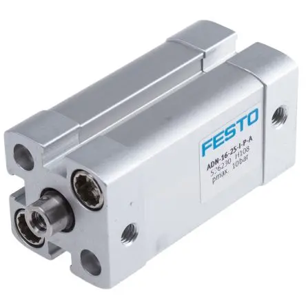 Produktfoto 1 von Festo ADN 536230 Pneumatikzylinder 25 mm Doppeltwirkend, Bohrung Ø 16 mm, bis 10 bar