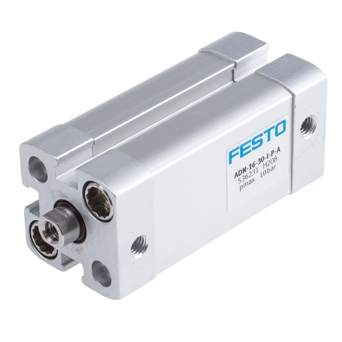 Produktfoto 1 von Festo ADN 536231 Pneumatikzylinder 30 mm Doppeltwirkend, Bohrung Ø 16 mm, bis 10 bar