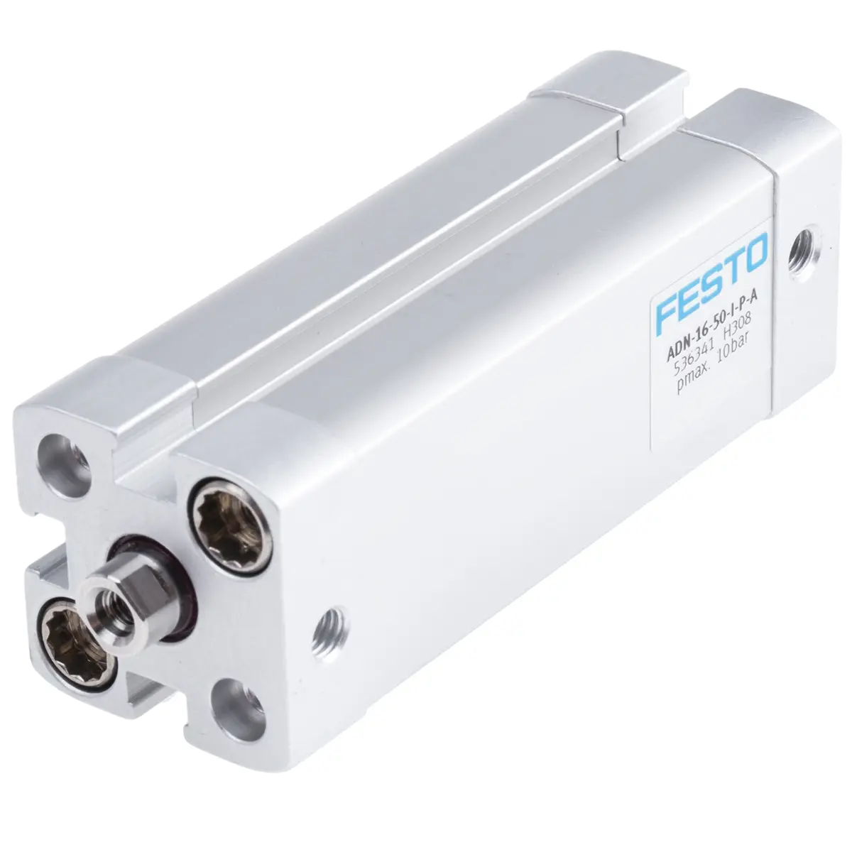 Produktfoto 1 von Festo ADN 536341 Pneumatikzylinder 50 mm Doppeltwirkend, Bohrung Ø 16 mm, bis 10 bar