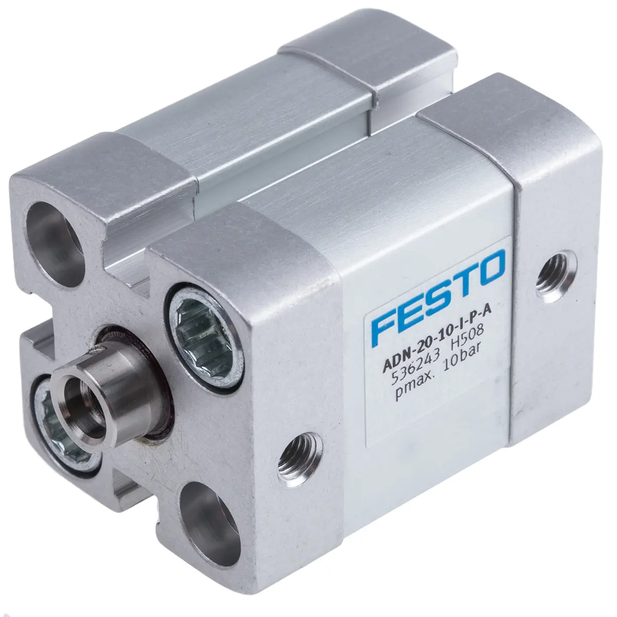 Produktfoto 1 von Festo ADN 536243 Pneumatikzylinder 10 mm Doppeltwirkend, Bohrung Ø 20 mm, bis 10 bar