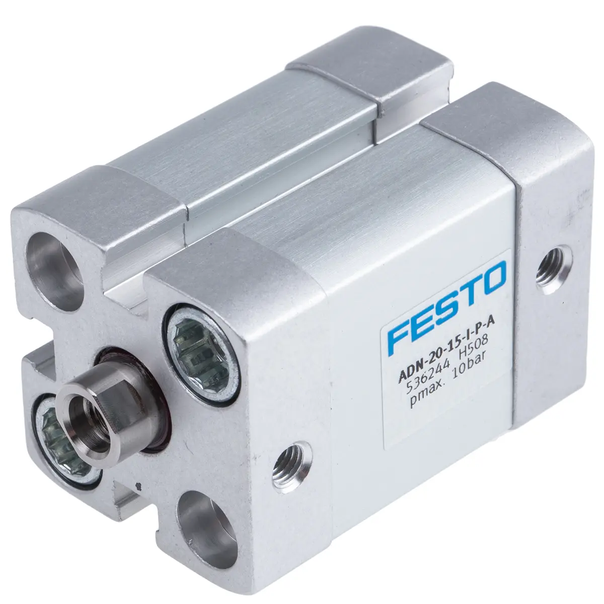 Produktfoto 1 von Festo ADN 536244 Pneumatikzylinder 15 mm Doppeltwirkend, Bohrung Ø 20 mm, bis 10 bar