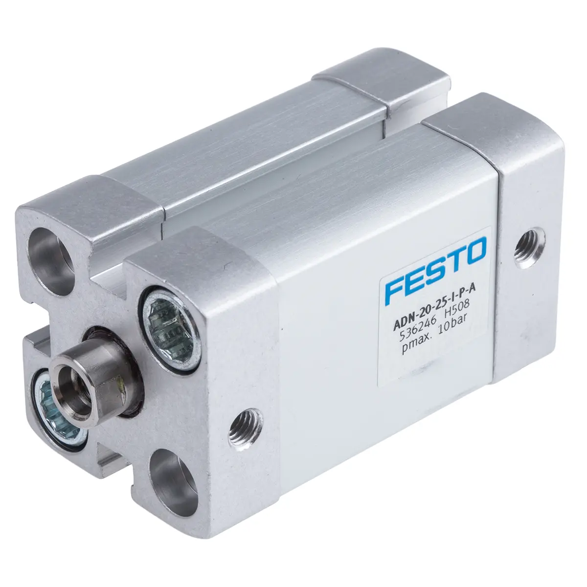 Produktfoto 1 von Festo ADN 536246 Pneumatikzylinder 25 mm Doppeltwirkend, Bohrung Ø 20 mm, bis 10 bar
