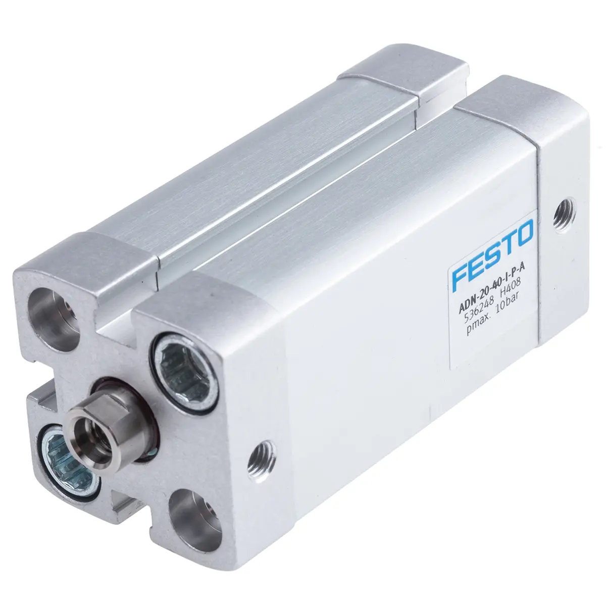 Produktfoto 1 von Festo ADN 536248 Pneumatikzylinder 40 mm Doppeltwirkend, Bohrung Ø 20 mm, bis 10 bar