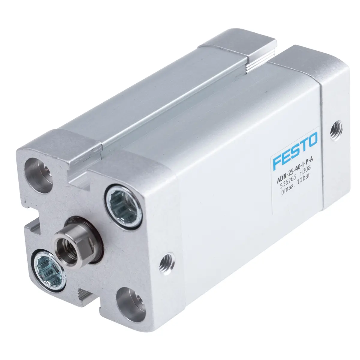 Produktfoto 1 von Festo ADN 536265 Pneumatikzylinder 40 mm Doppeltwirkend, Bohrung Ø 25 mm, bis 10 bar