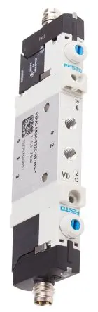 Produktfoto 1 von Festo 3/2 VUVG Magnetventil Metrisch, Magnet/Feder-betätigt 24V dc