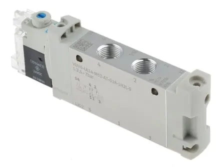 Produktfoto 1 von Festo 5/2 VUVG Magnetventil G, Magnet/Feder-betätigt 24V dc