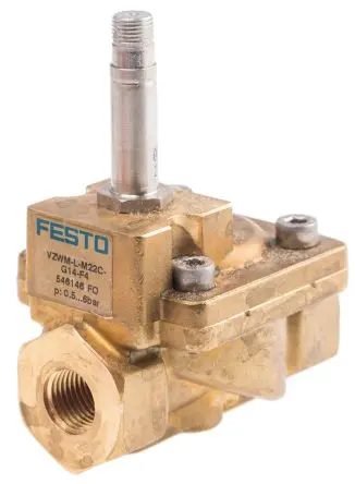 Produktfoto 1 von Festo 2/2 Öffner VZWM Pneumatisches Magnetventil G, Magnet/Feder-betätigt