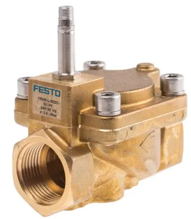 Produktfoto 1 von Festo 2/2 Öffner VZWM Pneumatisches Magnetventil G, Magnet/Feder-betätigt