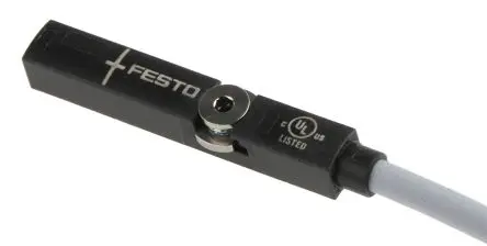 Produktfoto 1 von Festo SME-8-Serie 543862 Kabel 30V Pneumatischer Positionsdetektor LED Signalleuchten, IP68, IP65