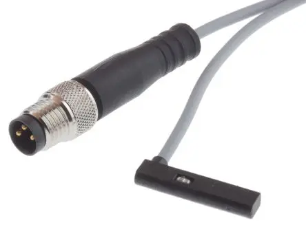 Festo SMT-Serie 551376 Kabel mit Stecker 24V dc Pneumatischer Positionsdetektor LED Signalleuchten, IP65, IP68