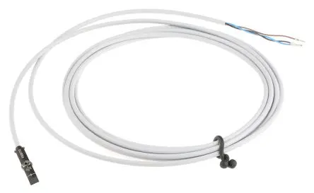 Produktfoto 1 von Festo SMT-8-Serie 574335 Kabel 3-adrig 24V dc Pneumatischer Positionsdetektor LED Signalleuchten, IP65, IP69K, IP68