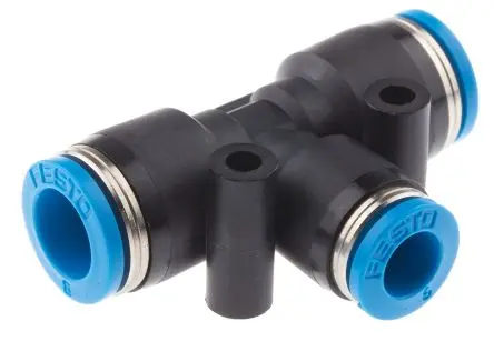 Produktfoto 1 von Festo QST Pneumatischer Anschluss, 153135, Einsteck-Anschluss Push-in 8 mm, Einsteck-Anschluss, 14 bar