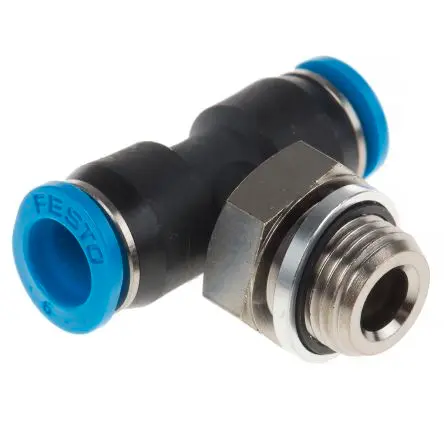 Produktfoto 1 von Festo Push-in 6 mm 186273, Pneumatischer Anschluss