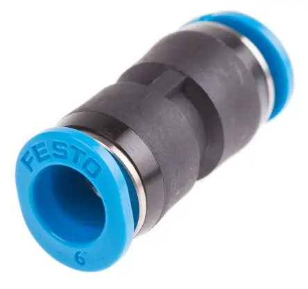 Produktfoto 1 von Festo QSM, 153325, Pneumatischer Anschluss Polybutylenterephthalat verstärkt, Polybutylenterephthalat, Messing