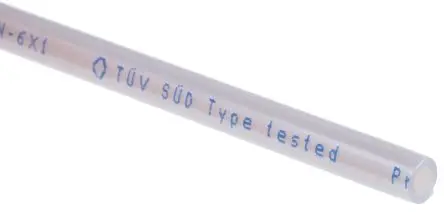 Produktfoto 1 von Festo PUN Druckluftrohr Polyurethan Silber 6 mm x 50 m bis 10 bar 152586