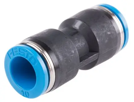 Produktfoto 1 von Festo QS, 153034, Pneumatischer Anschluss Hochlegierter Edelstahl, Polybutylenterephthalat, Nitrilkautschuk (NBR),