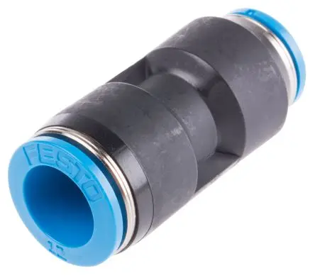 Produktfoto 1 von Festo QS, 153040, Pneumatischer Anschluss POM, Polypropylen, Polybutylenterephthalat, Hochlegierter Edelstahl, Messing