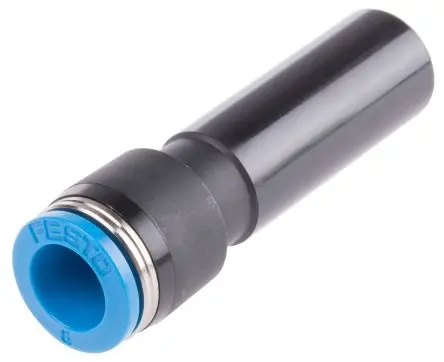 Produktfoto 1 von Festo QS, 130624, Pneumatischer Anschluss Messing vernickelt, Polypropylen, Hochlegierter Edelstahl, Nitrilkautschuk