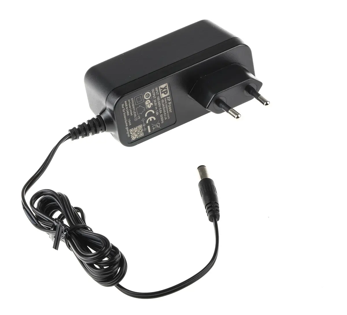 Produktfoto 1 von XP Power VEL24 Steckernetzteil AC/DC-Adapter 24W, 100V ac, 24V dc / 1A, EU-Netzstecker