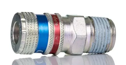 Produktfoto 1 von CEJN Pneumatische Schnellsteckkupplung, Messing, Edelstahl 1/2 in Stecker, R