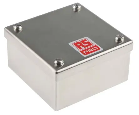 Produktfoto 1 von RS PRO Installationsdose Satiniert Edelstahl 304 100mm x 50 mm 100 mm