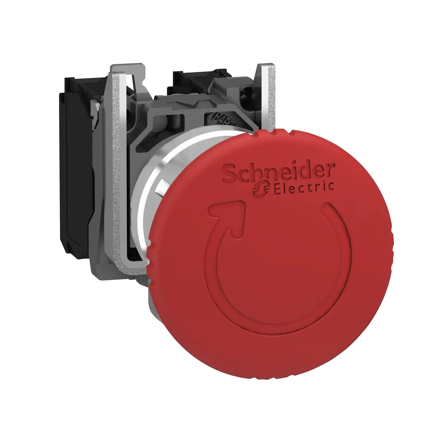 Produktfoto 1 von Schneider Electric Harmony Not-Aus-Drucktaster, Ø 22 mm, 2 Öffner, Rot Better World, x 46.5 mm, Drehfreigabe